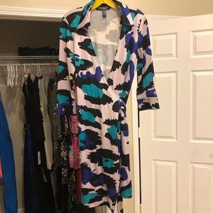 DVF Diane von Furstenberg Nieman Marcus Wrap Dress